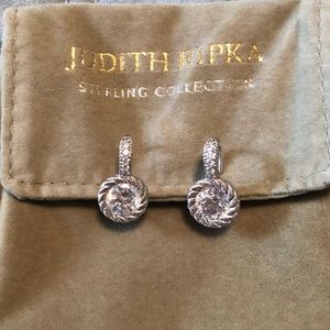 Judith Ripka Diamonique Lever Back Earrings